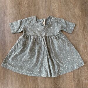 Rylee + Cru White and Green Casual Dress